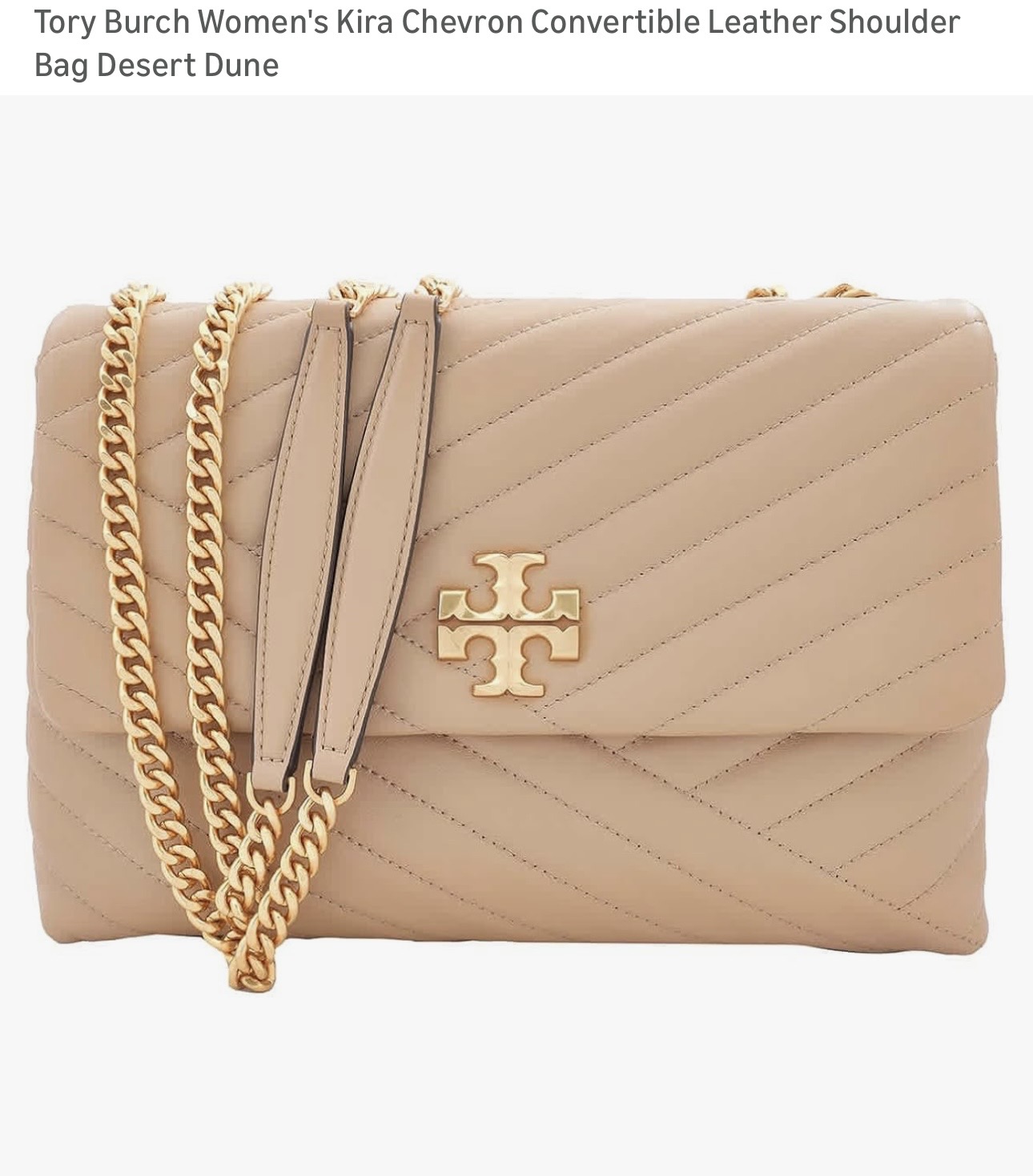 Tory Burch Convertible Shoulder Bag Kira Chevron